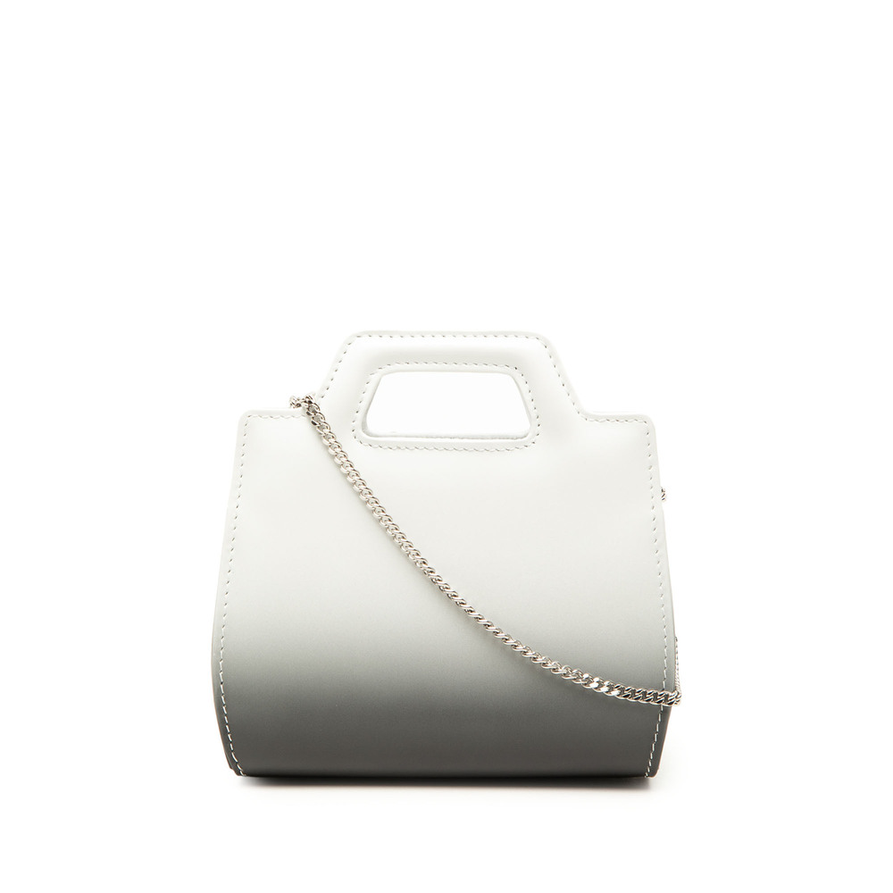 Pre-Loved Ferragamo Mini Gradient Brushed Calfskin Gancini Wanda Top Handle Bag